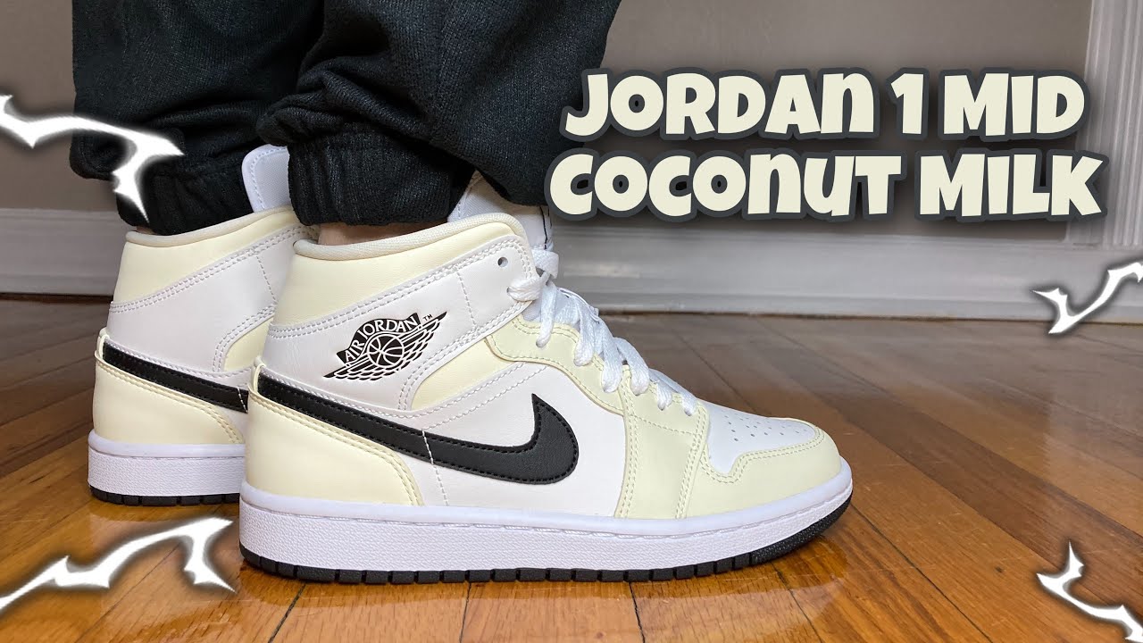 Air Jordan 1 Mid Coconut Milk